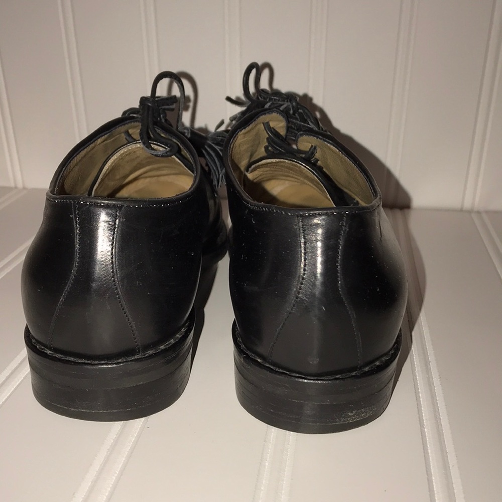 ⭐️Gucci black lace up loafers with tassels - Picture 4 of 8